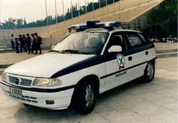 Greek Police Car
